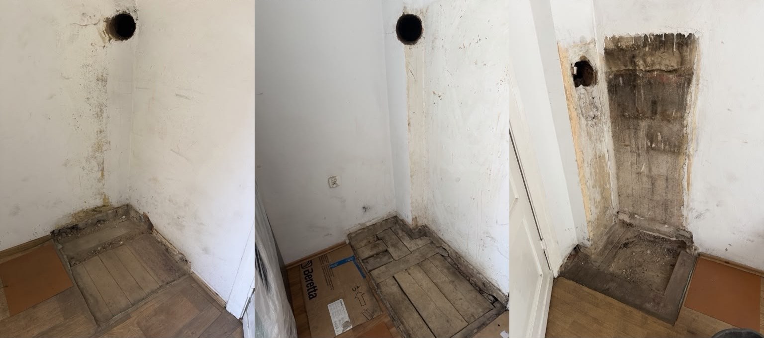 Te same miejsca po rozbiórce pieców i wywozie gruzu